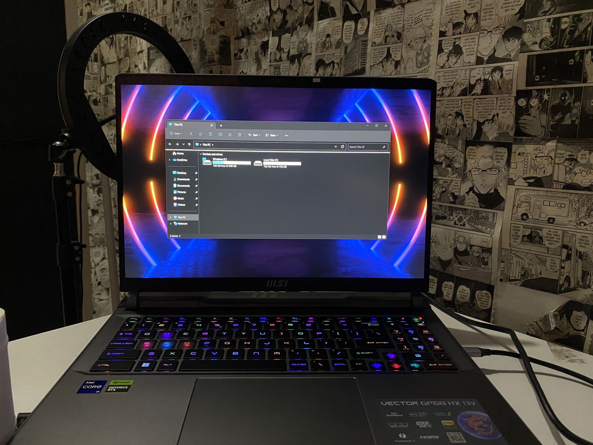 Vector-GP68HX-12VH i9 RTX4080 64GB 3TB（Laptop Gaming MSI Vector 